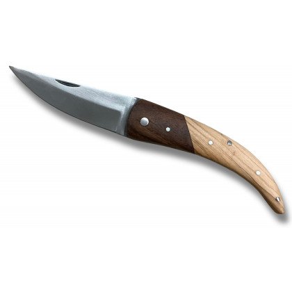 CUCHILLO CORSO DE MADERA BICOLOR - ELEGANCIA RÚSTICA