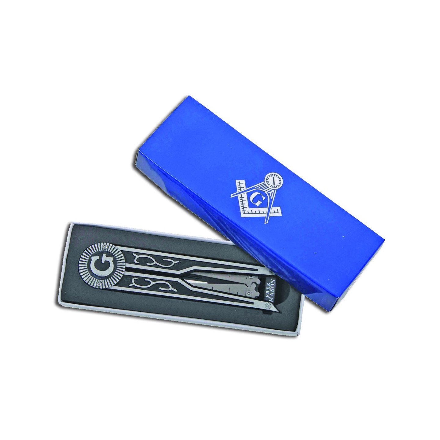 CUCHILLO FRANCMASON CON HOJA CAJA 8.5CM - Imagen 2