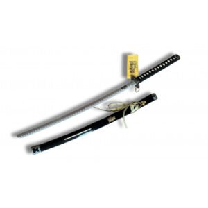 KATANA EN LA COLECCIÓN DE MADERA - RÉPLICA HATTORI HANZO CON PATRÓN KANJI