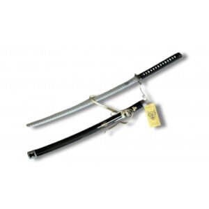 KATANA EN MADERA DECORATIVA - RÉPLICA HATTORI HANZO CON PATRÓN DE DEMONIO