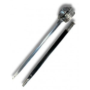 ESPADA DE OFICIAL ESCOCÉS CON EMPUÑADURA DE CESTA.