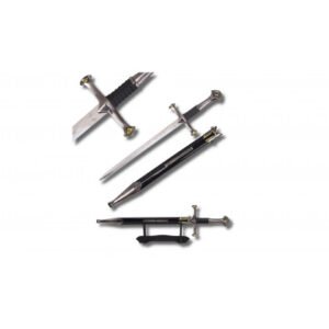 Espada del León Real de Plata – Mini espada medieval