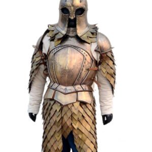 ARMADURA JAMIE LANNISTER JUEGO DE TRONOS CON SOPORTE (3 PARTES)