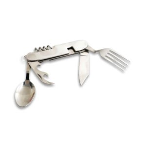 CUCHILLO CAMPING GRIS HOJA 7.5CM