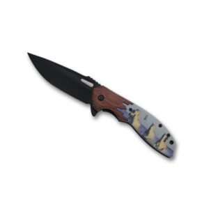 CUCHILLO CAMARGUE CABALLOS HOJA 9CM