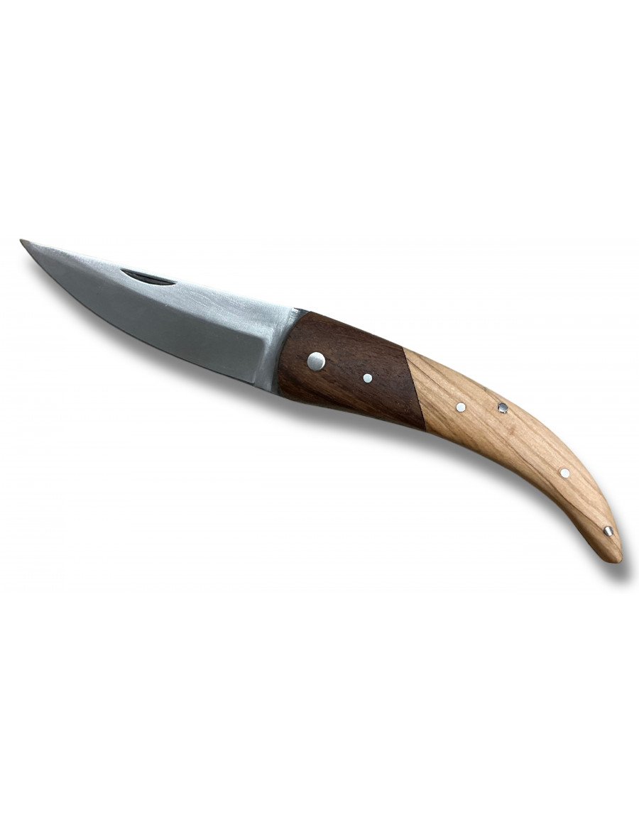 CUCHILLO CORSO DE MADERA BICOLOR - ELEGANCIA RÚSTICA