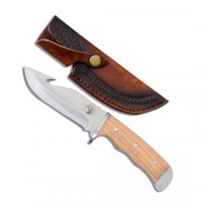 CUCHILLO DE CAZA CON LOGO DE CIERVO HOJA 12.5CM (IDEM 866)