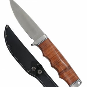 NAVAJA MODELO GRANDE MANGO DE CUERO 20CM