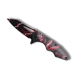 CUCHILLO DRAGÓN ROJO