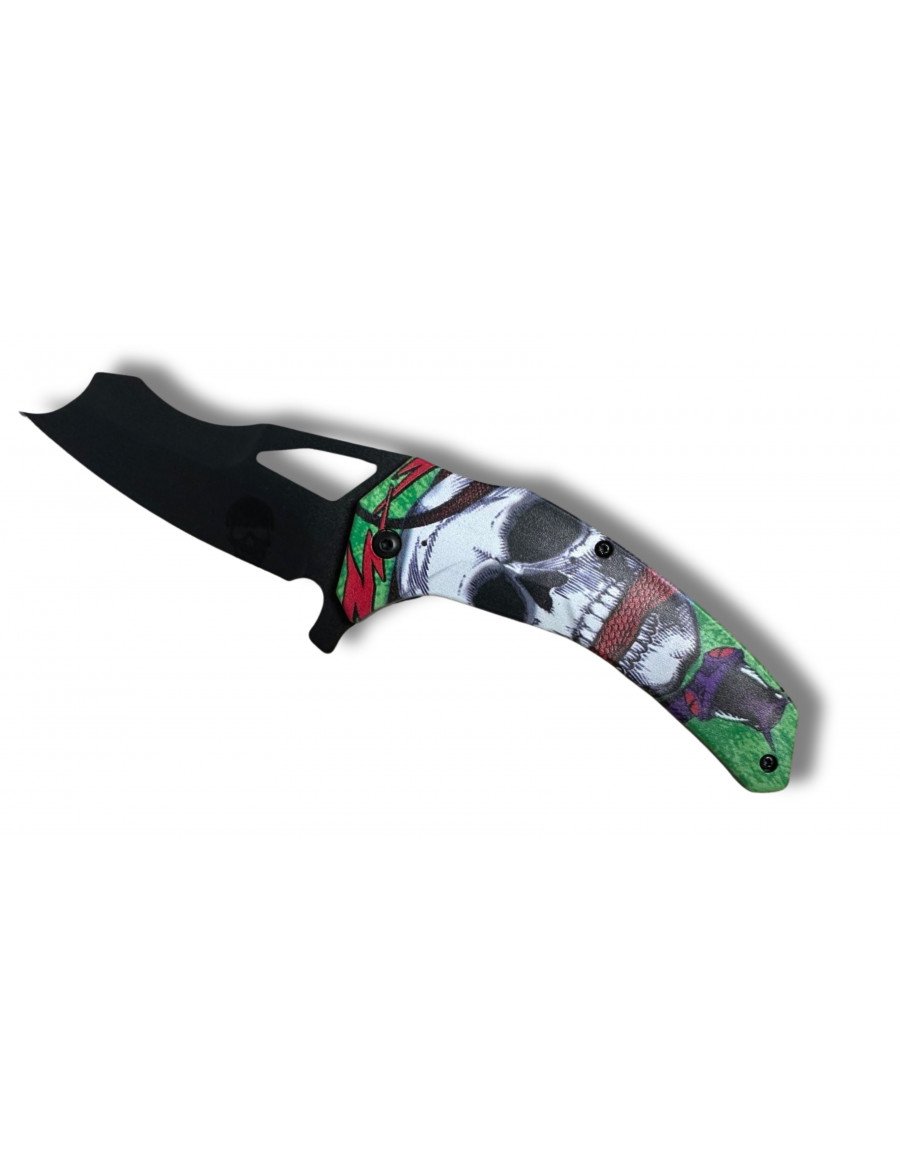 CUCHILLO DE SERPIENTE CABEZA DE MUERTE