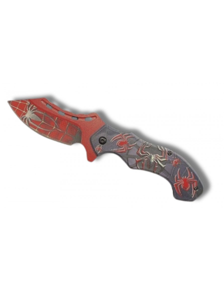 CUCHILLO ROJO DE ARAÑA 10 CM