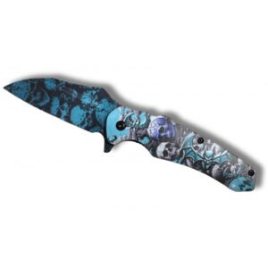 CUCHILLO CALAVERA CABEZA DE MUERTE