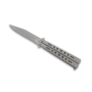 CUCHILLO MARIPOSA ACERO GRIS 12.5CM