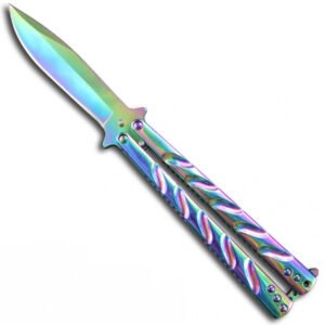 CUCHILLO MARIPOSA METAL HOJA 10CM