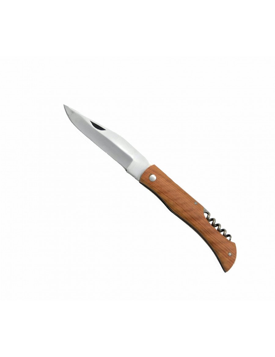 NAVAJA CON SACACORCHOS HOJA 10CM