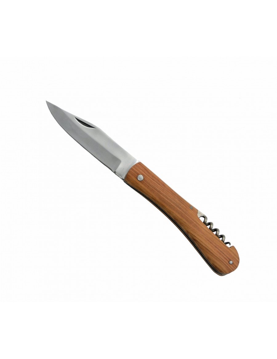 NAVAJA CON SACACORCHOS HOJA 9CM