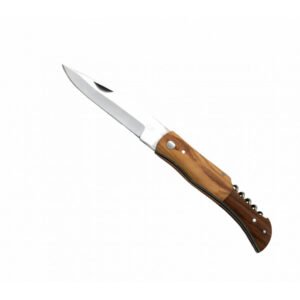 NAVAJA BICOLOR CON SACACORCHOS HOJA 10CM