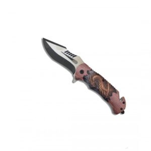 NAVAJA MADERA HOJA DRAGON 10CM