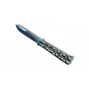 CUCHILLO MARIPOSA GRIS HOJA 9CM