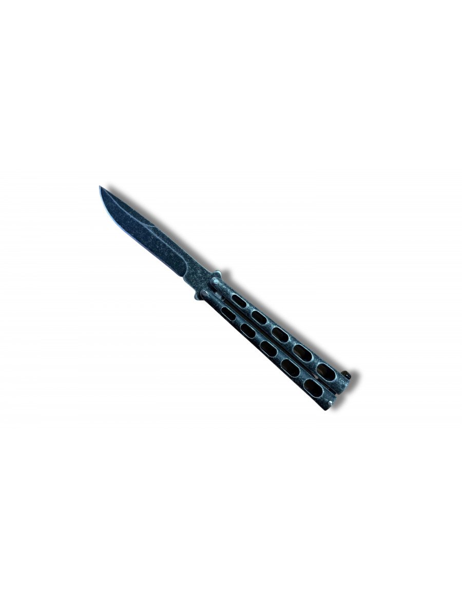 CUCHILLO MARIPOSA GRIS BARNIZ