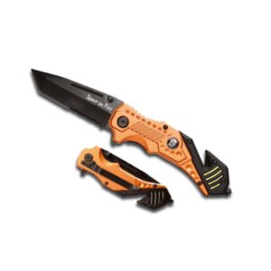 CUCHILLO TACTICO BOMBERO HOJA 8CM