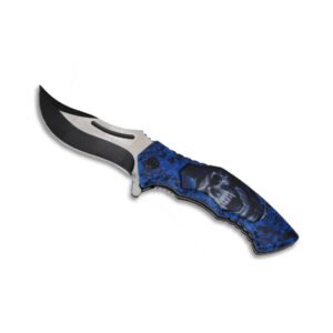 CUCHILLO CABEZA DE MUERTE HOJA 10CM