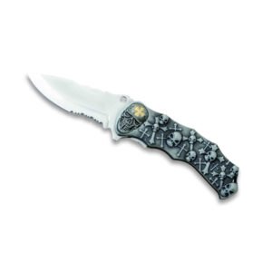 CUCHILLO CALAVERA HOJA 9CM