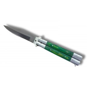 CUCHILLO MARIPOSA MANGO VERDE