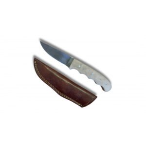 CUCHILLO MANGO PLATANO FUNDA CUERO