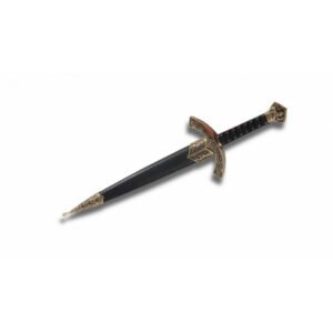 Daga del guardian del león negro – 31 cm