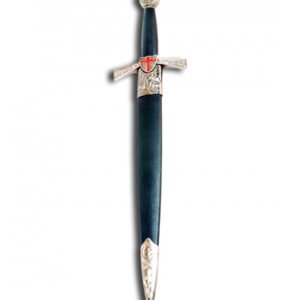 DAGA TEMPLARIA CON VAINA 37 CM