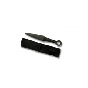 KUNAI PEQUEÑO NEGRO CON FUNDA