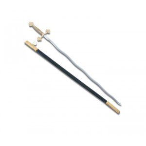 ESPADA FLAMBOYANT DORADA CON VAINA 75CM