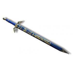 ESPADA DEL HÉROE CON VAINA AZUL REAL