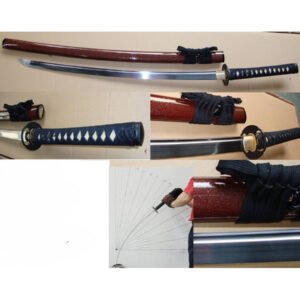 KATANA 1065 HOJA TEMPLADA AZUL 76CM