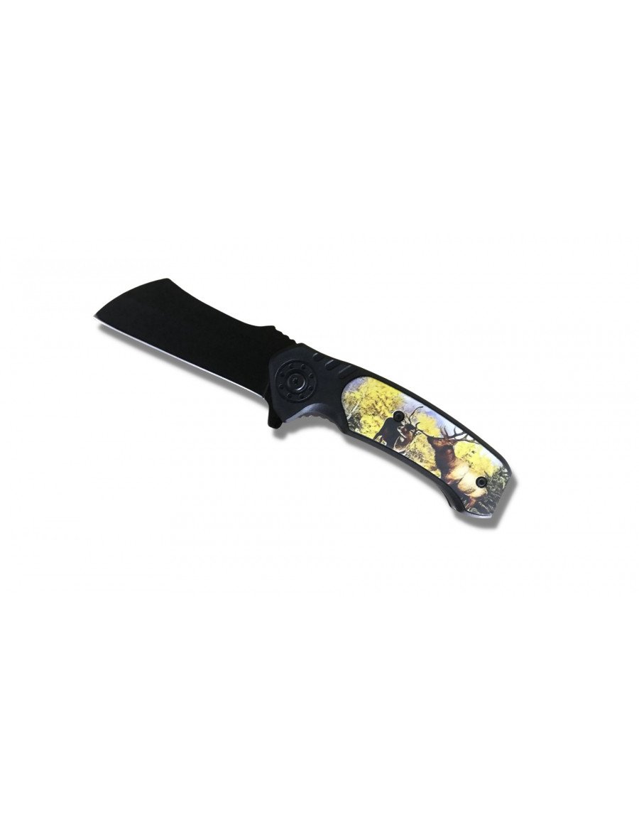CUCHILLO CIERVO HOJA DE APERTURA ASISTIDA 10CM