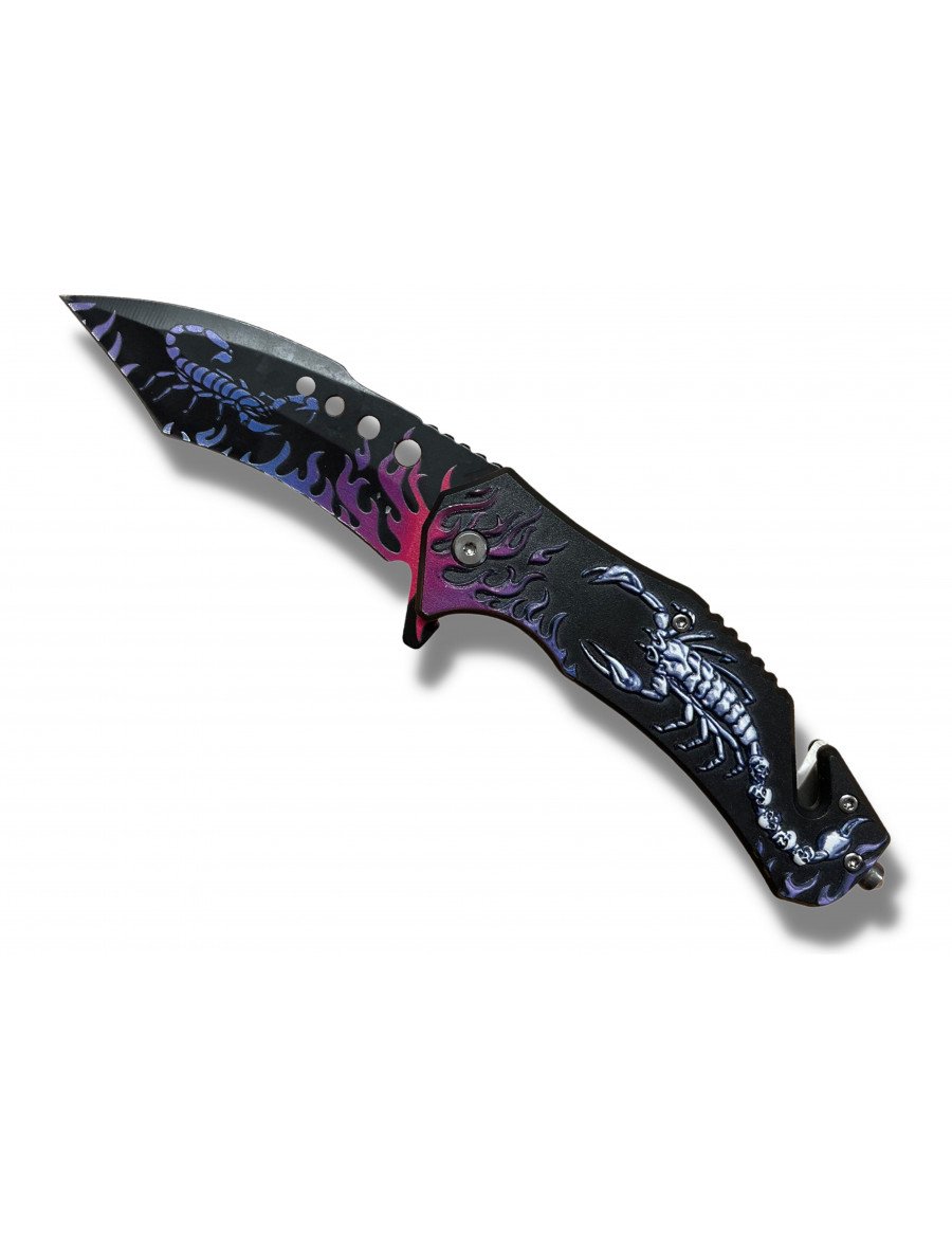 NAVAJA SCORPION BLANCO APERTURA ASISTIDA