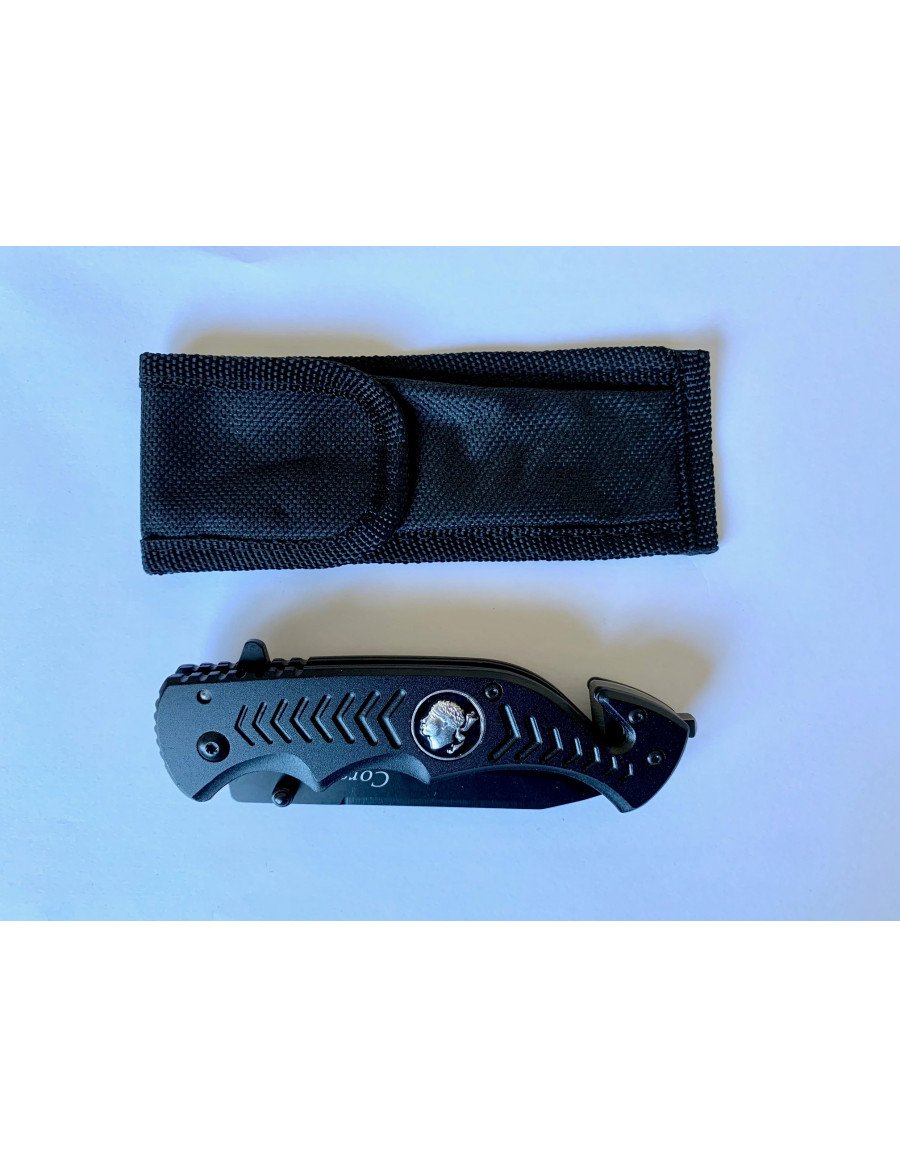 *CUCHILLO BOMBERO CORCEGA 9 CM + ESTUCHE