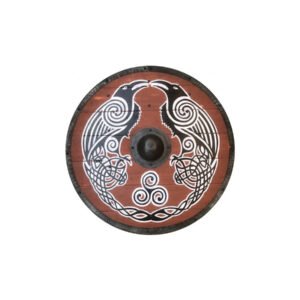 ESCUDO VIKINGO HUGINN Y MUNINN 80CM