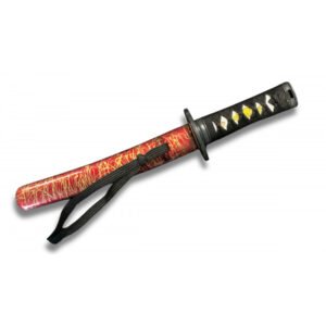 TANTO FORJADO ROJO Y DORADO HOJA MORADA 1045