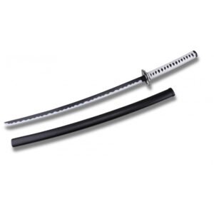 KATANA CLOUD GOUGER – SABLE NEGRO CON MANGO BLANCO CON PROTECTOR DE NUBE
