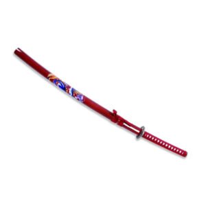 KATANA DRAGÓN ROJA 74CM