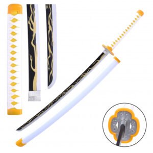 KATANA HOJA DE MADERA ZENITSU AGATSUMA DEMON SLAYER (K038)