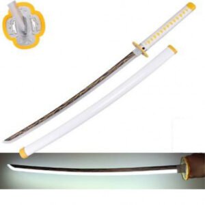 KATANA LUMINEUX BLANC ET OR