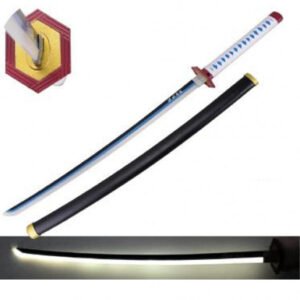 KATANA LUMINEUX NOIR ET BLANC