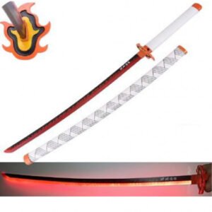 KATANA LUMINEUX BLANC ET ORANGE