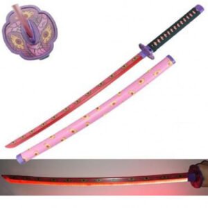 KATANA LUMINEUX ROSE ET NOIR