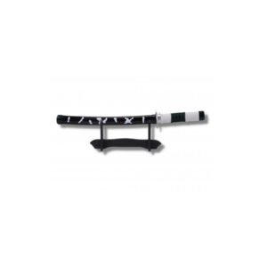 MINI KATANA DE MADERA NEGRA Y BLANCA