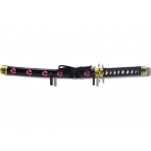 MINI KATANA NEGRA Y ROSA