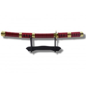 MINI KATANA ROJA Y DORADA